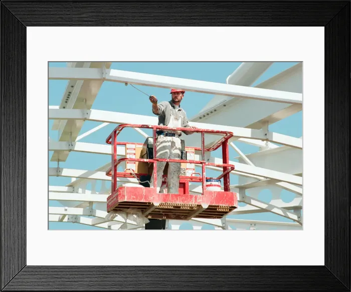 Framed Print : Middlesbrough Football Club, new Riverside Stadium under constriction, Circa 1995 Framed Print : Middlesbrough Football Club, new Riverside Stadium under constriction, Circa 1995