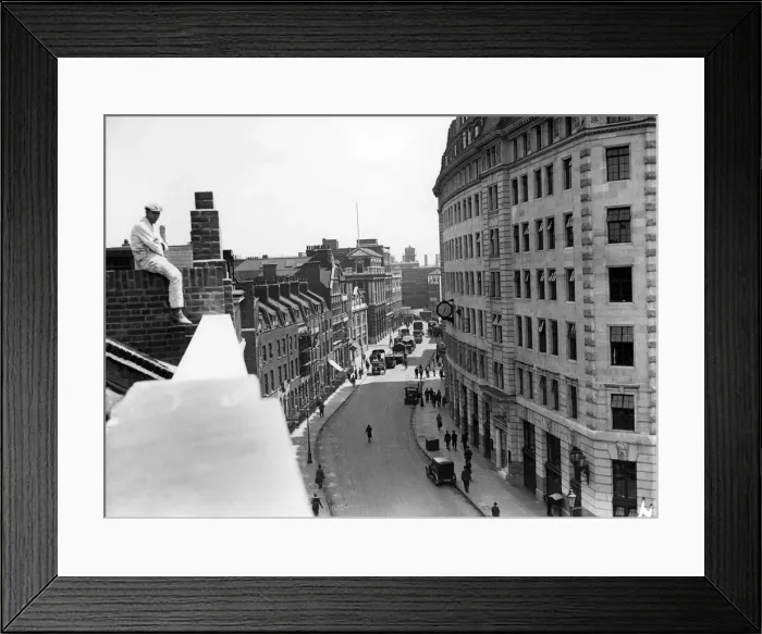 Framed Print : View of Stamford Street, looking towards the Blackfriars Bridge End, London Framed Print : View of Stamford Street, looking towards the Blackfriars Bridge End, London