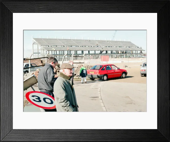Framed Print : Middlesbrough Football Club. Middlehaven site of construction of new stadium Framed Print : Middlesbrough Football Club. Middlehaven site of construction of new stadium