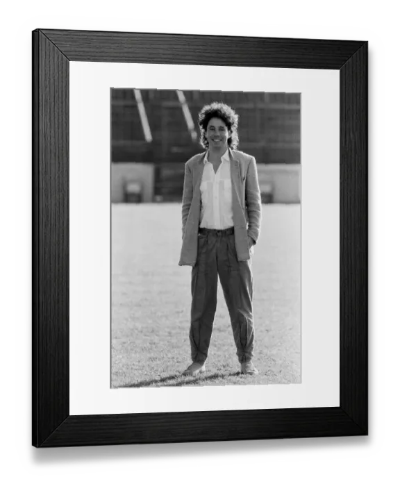 Framed Print : Leyton Orient F. C. footballer Barry Silkman. 25th January 1985