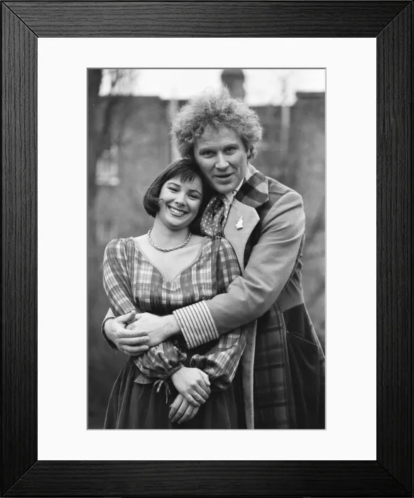 Framed Print : Colin Baker, new Doctor Who, the 6th, with actress Nicola Bryant Framed Print : Colin Baker, new Doctor Who, the 6th, with actress Nicola Bryant