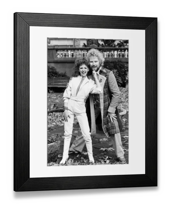 Framed Print : Doctor Who actor Colin Baker, photocall with new assistant, actress Bonnie Langford Framed Print : Doctor Who actor Colin Baker, photocall with new assistant, actress Bonnie Langford