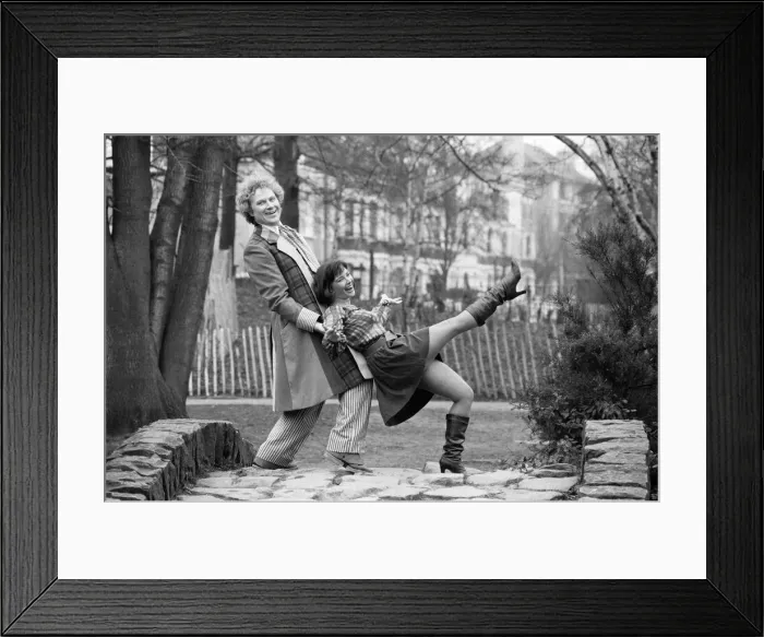 Framed Print : Colin Baker, new Doctor Who, the 6th, with actress Nicola Bryant Framed Print : Colin Baker, new Doctor Who, the 6th, with actress Nicola Bryant