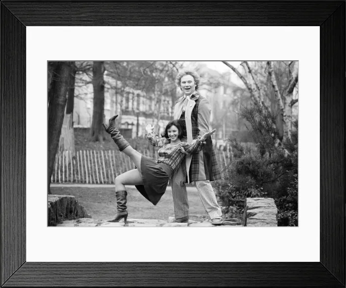 Framed Print : Colin Baker, new Doctor Who, the 6th, with actress Nicola Bryant Framed Print : Colin Baker, new Doctor Who, the 6th, with actress Nicola Bryant