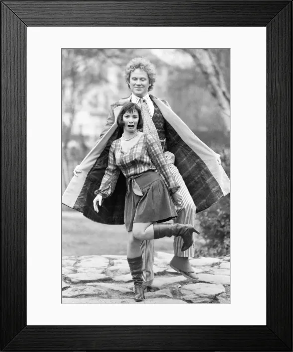 Framed Print : Colin Baker, new Doctor Who, the 6th, with actress Nicola Bryant Framed Print : Colin Baker, new Doctor Who, the 6th, with actress Nicola Bryant