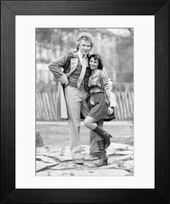 Framed Print : Colin Baker, new Doctor Who, the 6th, with actress Nicola Bryant Framed Print : Colin Baker, new Doctor Who, the 6th, with actress Nicola Bryant