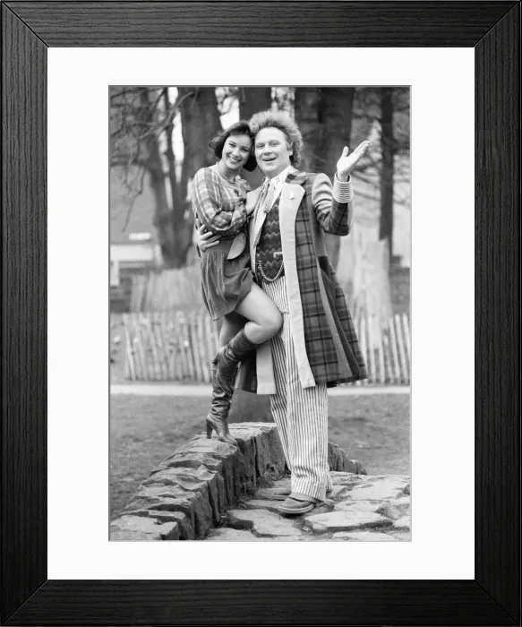 Framed Print : Colin Baker, new Doctor Who, the 6th, with actress Nicola Bryant Framed Print : Colin Baker, new Doctor Who, the 6th, with actress Nicola Bryant