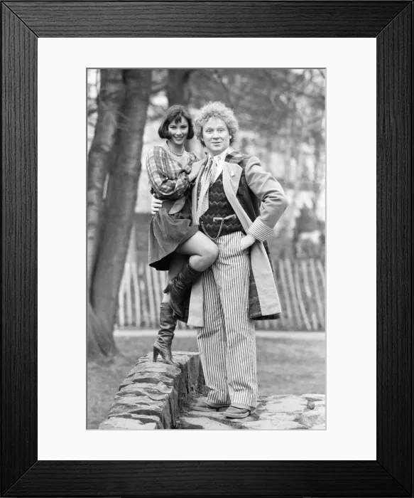 Framed Print : Colin Baker, new Doctor Who, the 6th, with actress Nicola Bryant Framed Print : Colin Baker, new Doctor Who, the 6th, with actress Nicola Bryant