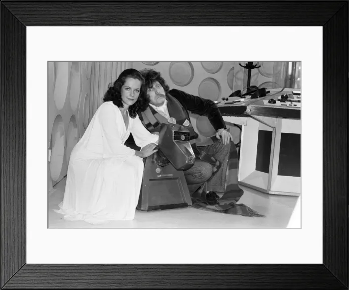 Framed Print : Doctor Who, actor Tom Baker - the 4th Doctor - pictured with fellow Time Lord Romana Framed Print : Doctor Who, actor Tom Baker - the 4th Doctor - pictured with fellow Time Lord Romana