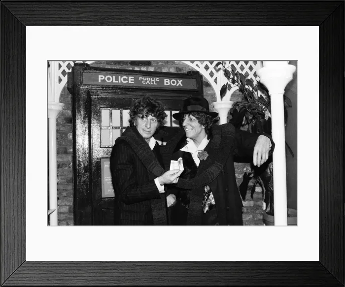 Framed Print : Doctor Who, actor Tom Baker - the 4th Doctor - pictured at Madame Tussauds in London Framed Print : Doctor Who, actor Tom Baker - the 4th Doctor - pictured at Madame Tussauds in London