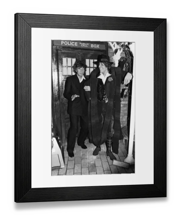 Framed Print : Doctor Who, actor Tom Baker - the 4th Doctor - pictured at Madame Tussauds in London Framed Print : Doctor Who, actor Tom Baker - the 4th Doctor - pictured at Madame Tussauds in London