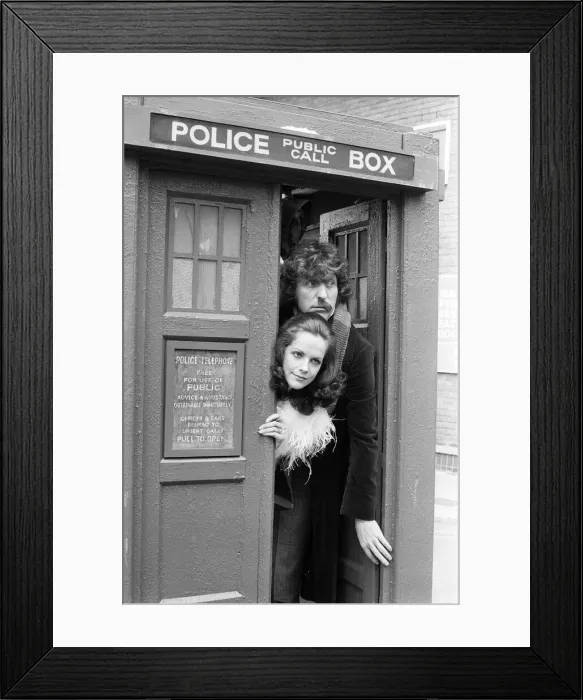 Framed Print : Doctor Who, actor Tom Baker - the 4th Doctor - pictured with fellow Time Lord Romana Framed Print : Doctor Who, actor Tom Baker - the 4th Doctor - pictured with fellow Time Lord Romana