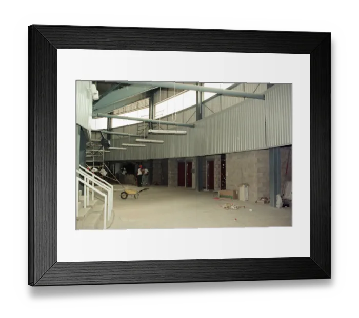 Framed Print : Middlesbrough Football Club, new Riverside Stadium under constriction, Circa 1995 Framed Print : Middlesbrough Football Club, new Riverside Stadium under constriction, Circa 1995