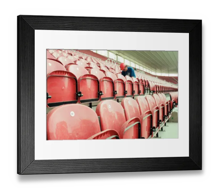 Framed Print : Middlesbrough Football Club, new Riverside Stadium under constriction, Circa 1995 Framed Print : Middlesbrough Football Club, new Riverside Stadium under constriction, Circa 1995