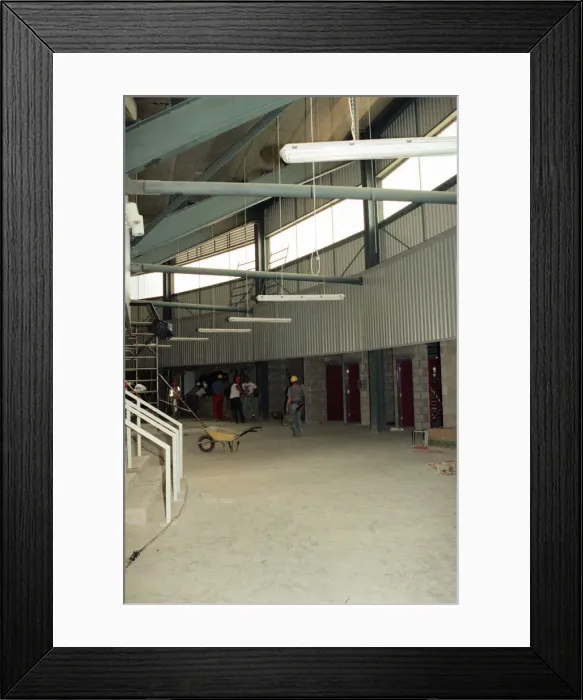Framed Print : Middlesbrough Football Club, new Riverside Stadium under constriction, Circa 1995 Framed Print : Middlesbrough Football Club, new Riverside Stadium under constriction, Circa 1995