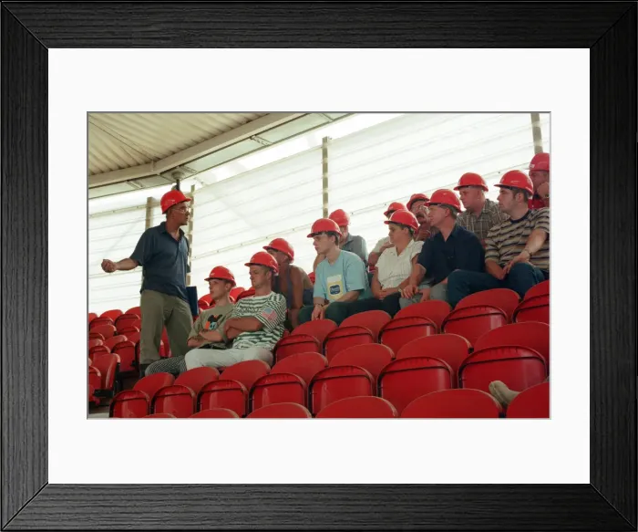 Framed Print : Middlesbrough Football Club, new Riverside Stadium under constriction, Circa 1995 Framed Print : Middlesbrough Football Club, new Riverside Stadium under constriction, Circa 1995