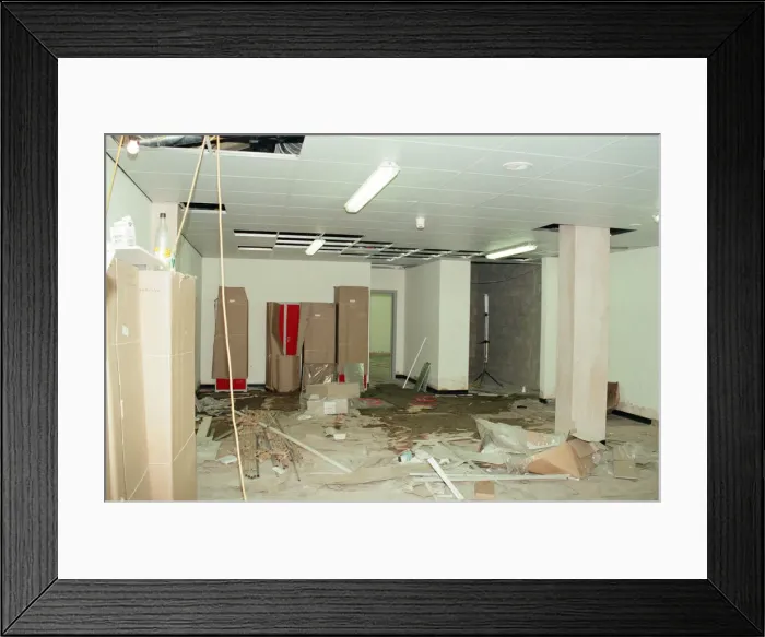 Framed Print : Middlesbrough Football Club, new Riverside Stadium under constriction, Circa 1995 Framed Print : Middlesbrough Football Club, new Riverside Stadium under constriction, Circa 1995