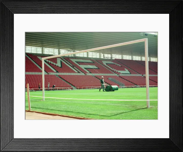 Framed Print : Middlesbrough Football Club, new Riverside Stadium under constriction, Circa 1995