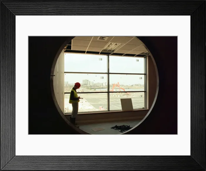 Framed Print : Middlesbrough Football Club, new Riverside Stadium under constriction, Circa 1995 Framed Print : Middlesbrough Football Club, new Riverside Stadium under constriction, Circa 1995