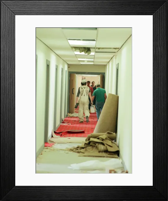 Framed Print : Middlesbrough Football Club, new Riverside Stadium under constriction, Circa 1995 Framed Print : Middlesbrough Football Club, new Riverside Stadium under constriction, Circa 1995