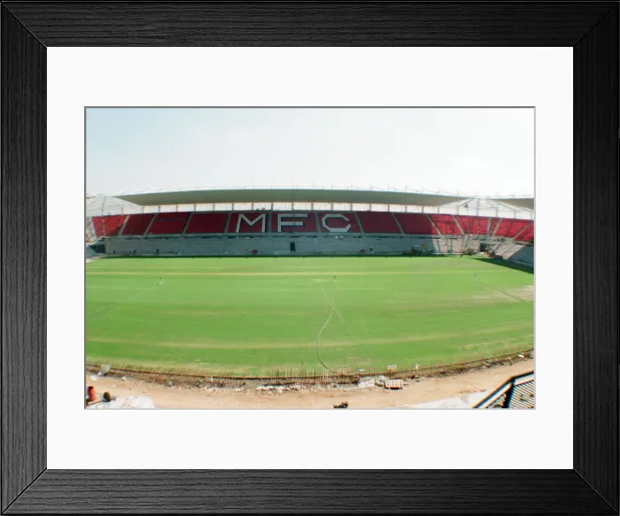 Framed Print : Middlesbrough Football Club, new Riverside Stadium under constriction, Circa 1995 Framed Print : Middlesbrough Football Club, new Riverside Stadium under constriction, Circa 1995