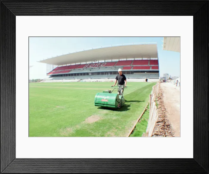 Framed Print : Middlesbrough Football Club, new Riverside Stadium under constriction, Circa 1995 Framed Print : Middlesbrough Football Club, new Riverside Stadium under constriction, Circa 1995