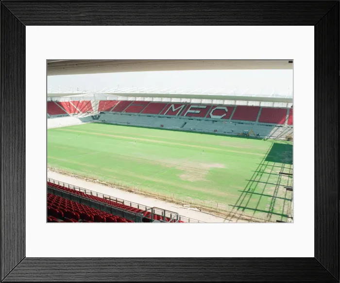Framed Print : Middlesbrough Football Club, new Riverside Stadium under constriction, Circa 1995 Framed Print : Middlesbrough Football Club, new Riverside Stadium under constriction, Circa 1995