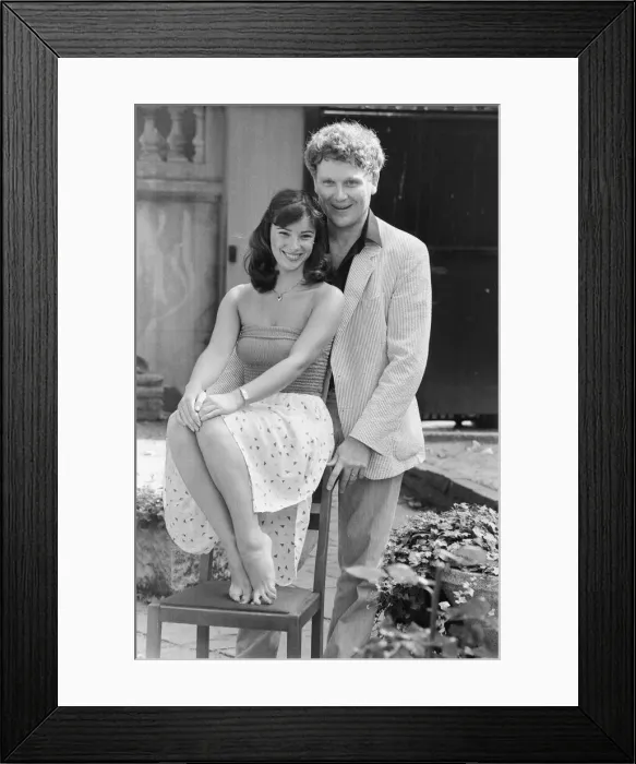 Framed Print : Colin Baker, new Doctor Who, the 6th, with actress Nicola Bryant Framed Print : Colin Baker, new Doctor Who, the 6th, with actress Nicola Bryant
