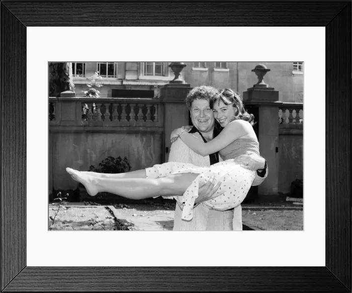 Framed Print : Colin Baker, new Doctor Who, the 6th, with actress Nicola Bryant Framed Print : Colin Baker, new Doctor Who, the 6th, with actress Nicola Bryant