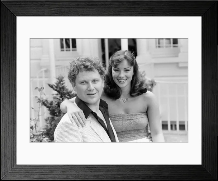 Framed Print : Colin Baker, new Doctor Who, the 6th, with actress Nicola Bryant Framed Print : Colin Baker, new Doctor Who, the 6th, with actress Nicola Bryant