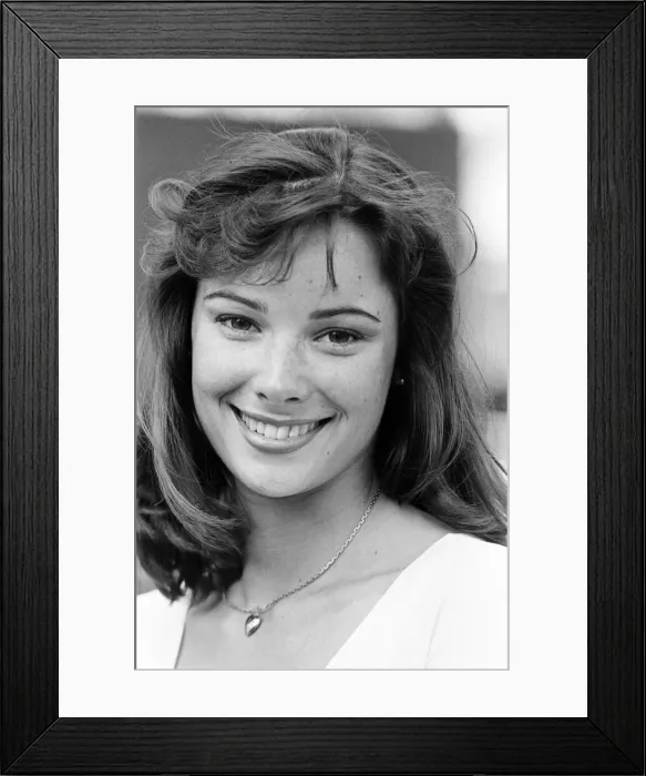 Framed Print : Nicola Bryant, actress, who will star in Doctor Who, as his - 25th - assistant Peri Framed Print : Nicola Bryant, actress, who will star in Doctor Who, as his - 25th - assistant Peri