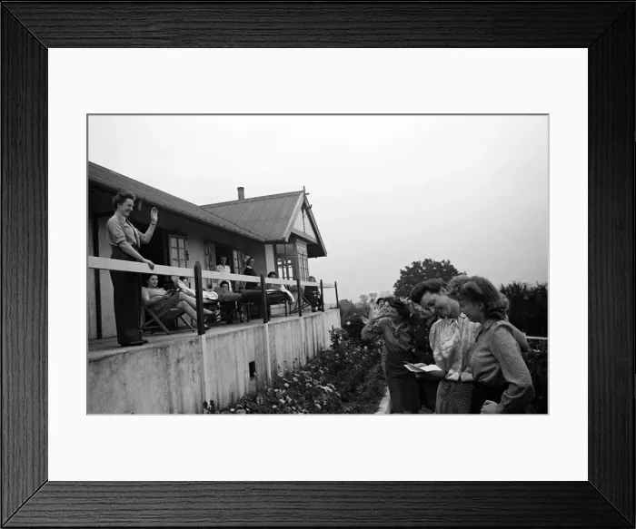 Framed Print : British Legion Sanatorium at Nayland, Suffolk. Circa 1946 Framed Print : British Legion Sanatorium at Nayland, Suffolk. Circa 1946