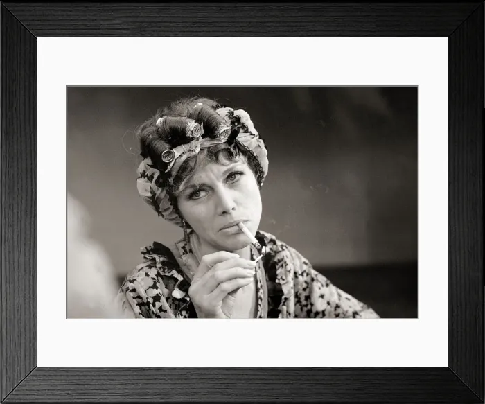 Framed Print : Honor Blackman playing as the sophisticated woman and as the real bitch