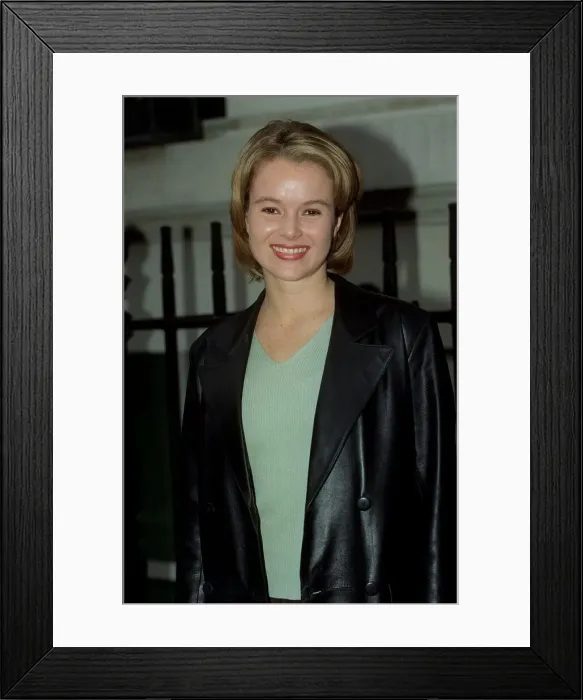 Framed Print : Amanda Holden Actress April 98 Who is staring in a new BBC comedy series Kiss Me Framed Print : Amanda Holden Actress April 98 Who is staring in a new BBC comedy series Kiss Me