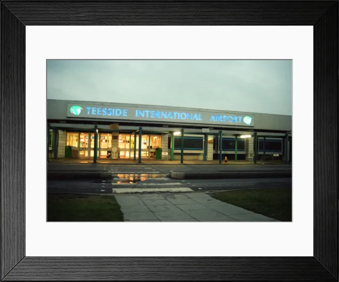 Framed Print : Teesside Airport 17th November 1997 Framed Print : Teesside Airport 17th November 1997