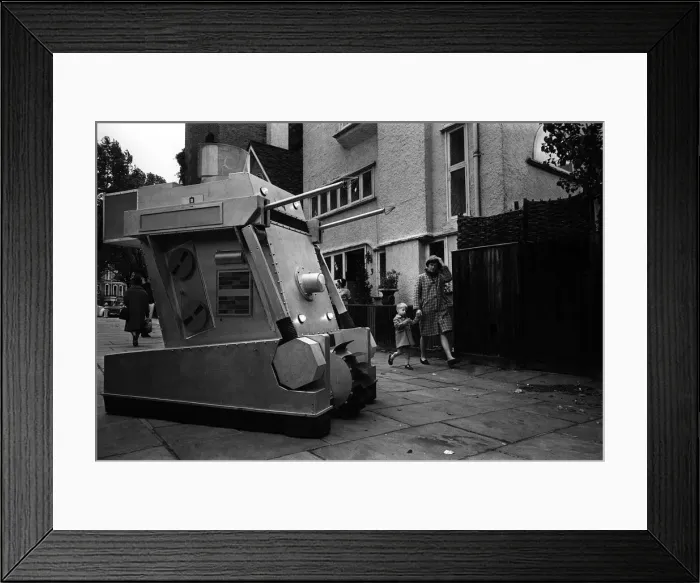 Framed Print : War Machines used by intelligent computer, WOTAN, in Doctor Who BBC TV Series
