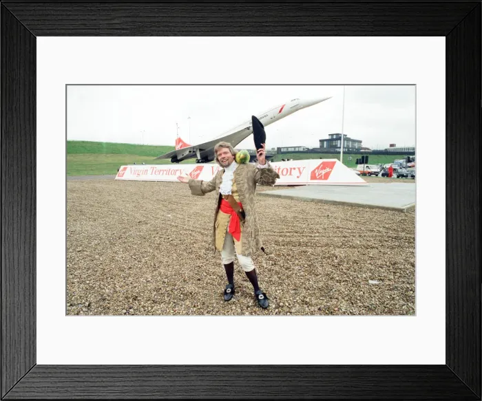 Framed Print : Brian Basham former British Airways PR consultant seen here after the British Airways