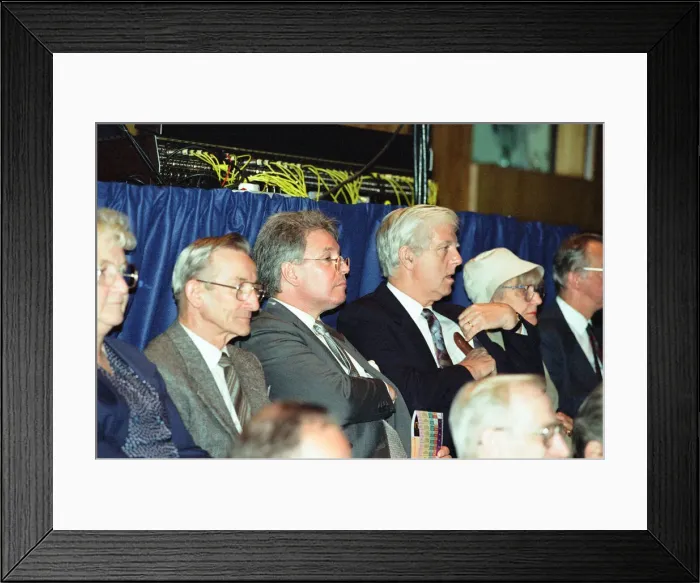 Framed Print : Brian Basham former British Airways PR consultant seen here during the British Airways Framed Print : Brian Basham former British Airways PR consultant seen here during the British Airways