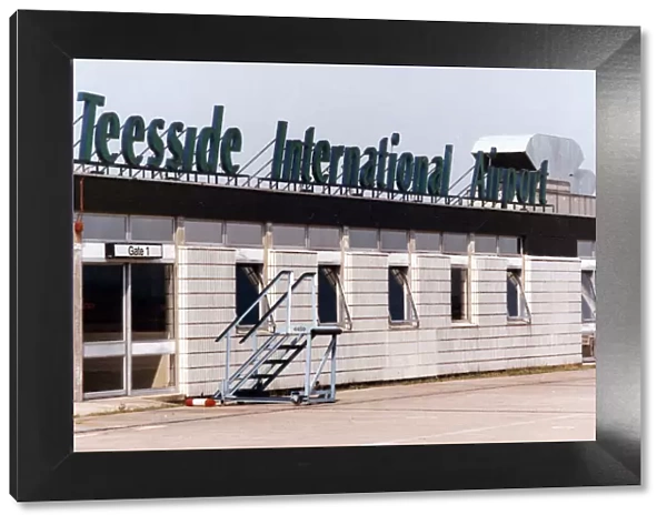 Terminal building at Teesside Airport 3rd August 1990