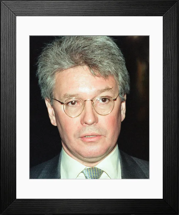 Framed Print : Brian Basham former British Airways PR consultant seen here after the British Airways Framed Print : Brian Basham former British Airways PR consultant seen here after the British Airways