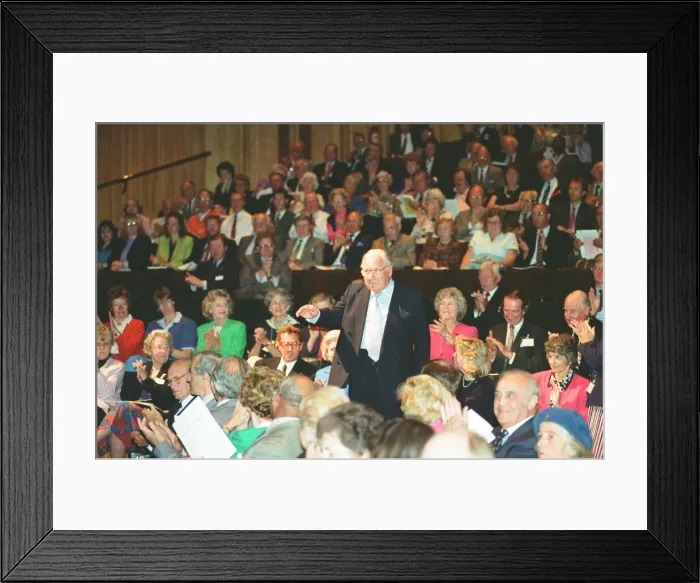 Framed Print : Former British Airways Chair Lord King seen here during the British Airways AGM in