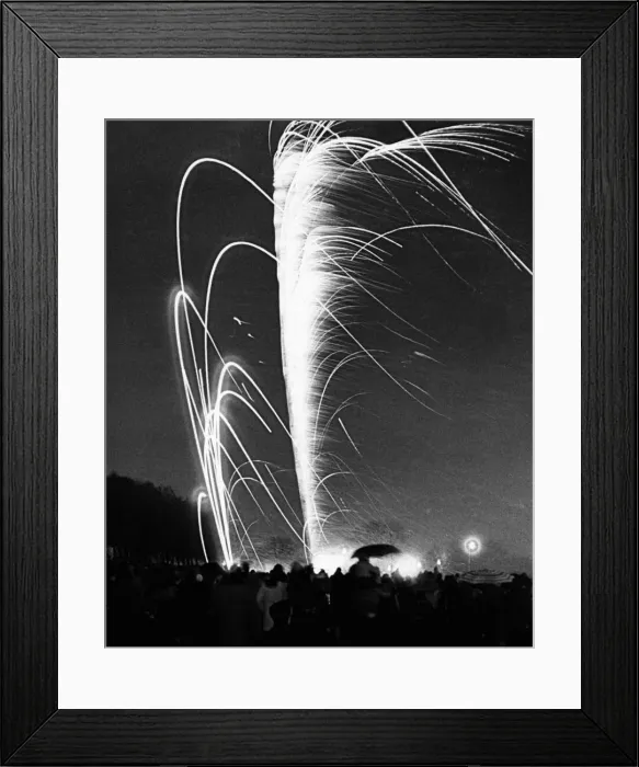 Framed Print : Wind and rain did not stop local Middlesbrough residents from coming out to watch Framed Print : Wind and rain did not stop local Middlesbrough residents from coming out to watch