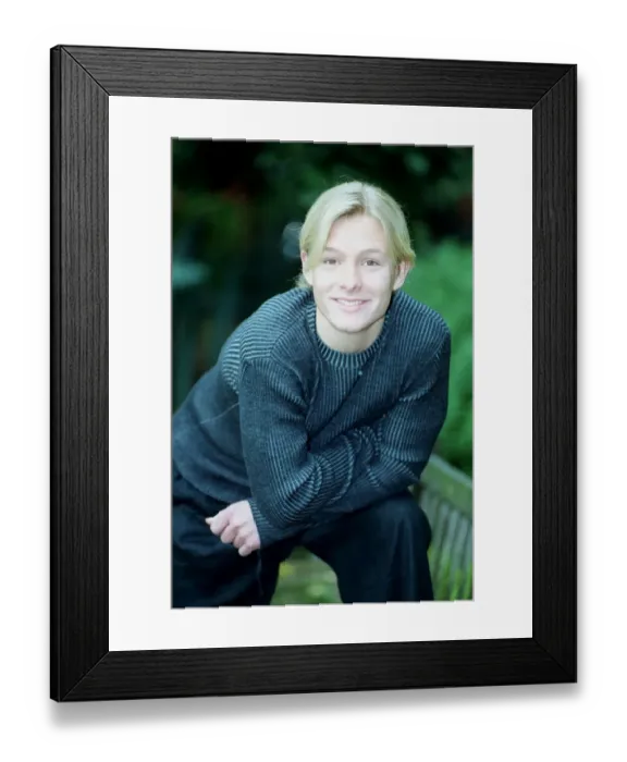 Framed Print : Adam Rickett Actor October 1999 Framed Print : Adam Rickett Actor October 1999