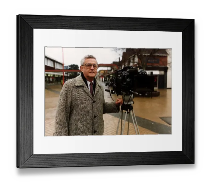 Framed Print : John Cole Political Correspondent news reporter BBC Framed Print : John Cole Political Correspondent news reporter BBC