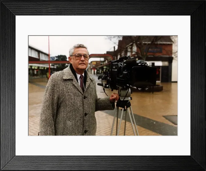 Framed Print : John Cole Political Correspondent news reporter BBC Framed Print : John Cole Political Correspondent news reporter BBC