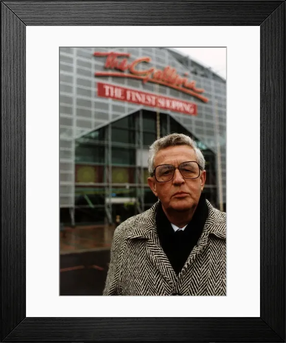 Framed Print : John Cole Political Correspondent news reporter BBC