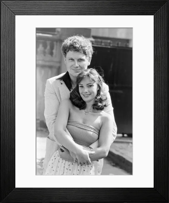Framed Print : Colin Baker, new Doctor Who, the 6th, with actress Nicola Bryant Framed Print : Colin Baker, new Doctor Who, the 6th, with actress Nicola Bryant