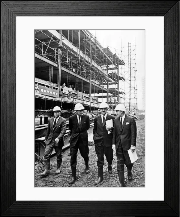 Framed Print : Alpha Tower is a commercial building in Birmingham, England