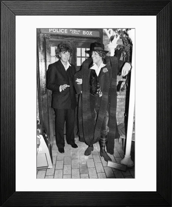 Framed Print : Doctor Who, actor Tom Baker - the 4th Doctor - pictured at Madame Tussauds in London Framed Print : Doctor Who, actor Tom Baker - the 4th Doctor - pictured at Madame Tussauds in London