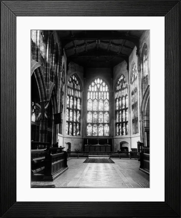 Framed Print : An interior view of St Michaels Cathedral circa 1936